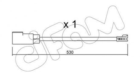 FORD датчик зносу гальм. колод. Transit 16- CIFAM SU.340