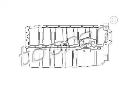 Піддон масляний TOPRAN / HANS PRIES 109 616