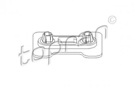 Кронштейн бампера TOPRAN / HANS PRIES 103 090