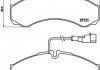 Колодки гальмівні дискові (комплект 4 шт) BREMBO P56069 (фото 1)