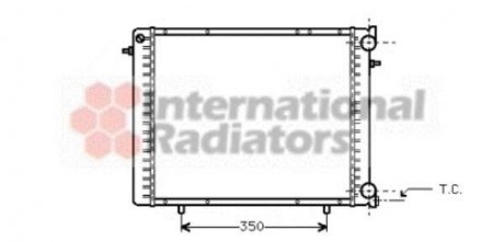 Радіатор REN R19/TRAFFIC 2 88-96 Van Wezel 43002045