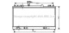 AVA MAZDA Радіатор охолодження двиг. 6 1.8, 2.0, 2.3 02- AVA COOLING MZ2163 (фото 1)