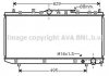 AVA TOYOTA Радіатор охолодження AVENSIS II 2,0 D 00- AVA COOLING TOA2324 (фото 1)