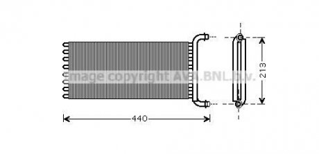 AVA DB Радіатор опалення W639 AVA COOLING MSA6441