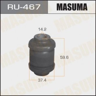 Сайлентблок рычага MASUMA RU467