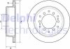 TOYOTA гальмівний диск задн.Land Cruiser Prado 2.7/4.0 10-,FJ Cruiser 06- Delphi BG4747C (фото 1)