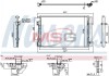 KIA Радіатор кондиціонера (конденсатор) c осушувачем RIO IV 17- NISSENS 941161 (фото 2)