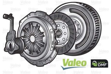 Демпфер + комплект зчеплення Ford Focus III/Mazda 3 1.6TDCi/CD 10- Valeo 837440