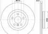 PRO BMW Гальмівний диск передн. 1 (F40), 2 Gran Coupe (F44), 2 Gran Tourer (F46), X1 (F48), X2 (F39) HELLA 8DD 355 122-641 (фото 1)