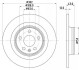 PRO HIGH CARBON VOLVO диск гальм. задн. S60 20- HELLA 8DD 355 126-991 (фото 1)