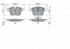 JAGUAR колодки гальм. передн. F-Type 3,0 12-, XF 2,0 12- BOSCH 0986424125 (фото 1)