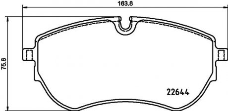 VW Гальмівні колодки передн. AMAROK 2.0, 3.0 11- HELLA 8DB 355 037-731