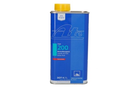 Рідина гальмівна DOT4 Type 200 New Racing (1L) ATE 03.9901-6212.2