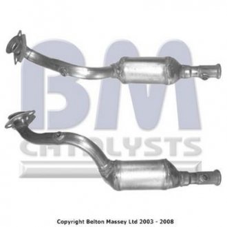 Каталізатор вихлопної системи Renault Clio II 1.2 98-16 BM CATALYSTS BM91170H (фото 1)