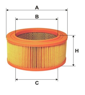 Фільтр повітряний Volvo 140/240 1.8/2.0 66-75 WIX FILTERS WA6430