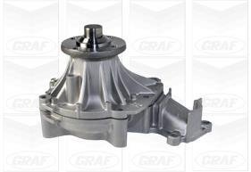 Помпа води Toyota Land Cruiser/Prado 3.0D/TD/D-4D 00-/Hiace 2.5-3.0D 06- (R/B)(6 лоп)(з корпусом) GRAF PA1080