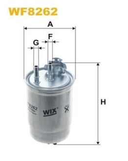 Фільтр паливний WIX FILTERS WF8262