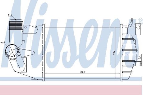 Інтеркулер NISSENS 96587 (фото 1)