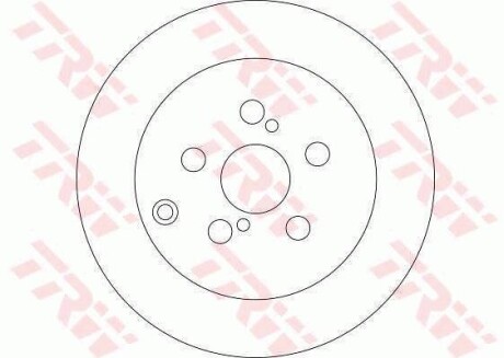 Диск гальмівний TRW DF4417
