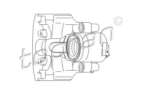 Суппорт тормозной TOPRAN / HANS PRIES 110 288