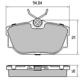 Колодки тормозные FREMAX FBP-1162