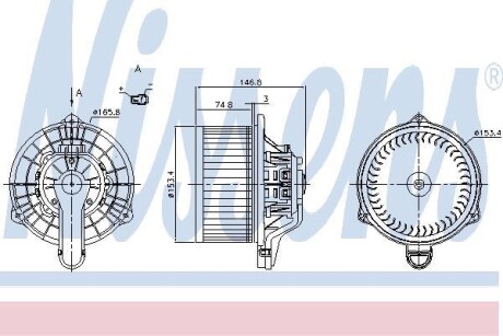 Вентилятор салона NISSENS 87162