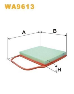 Фільтр повітряний BMW 1 (E82/E88)/3 (E91-E93)/5 (E60/E61) 3.0i N54/N55 06-13/Z4 3.0i N54 09-16 WIX FILTERS WA9613 (фото 1)