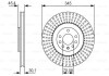 Диск гальмівний BOSCH 0986479A24 (фото 1)