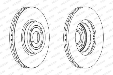 Гальмівний диск FERODO DDF1461C