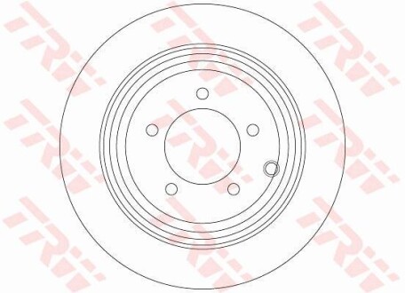 Диск гальмівний TRW DF6326