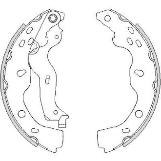 Колодки тормозные WOKING Z4227.00