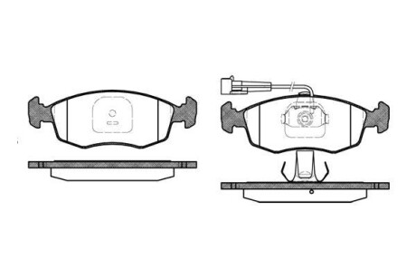 Колодки гальмівні WOKING P0723.12