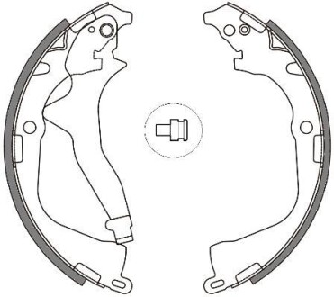 Колодки тормозные WOKING Z4648.00