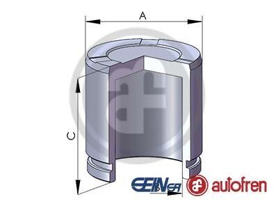 Поршень супорта гальмівного AUTOFREN D025533