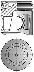 Поршень двигуна KOLBENSCHMIDT 41478600