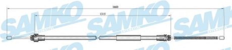 Трос зчеплення Samko C0611B