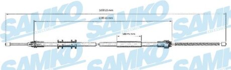 Трос зчеплення Samko C0700B