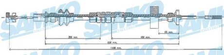 Трос зчеплення Samko C0273C