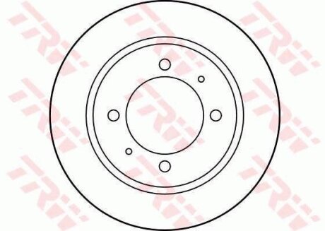 Диск тормозной TRW DF2784