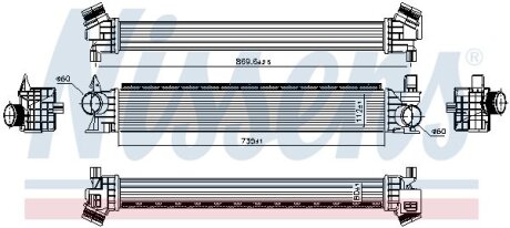 CITROEN Інтеркулер JUMPER II 2.0, 2.2, 3.0 15- NISSENS 961479