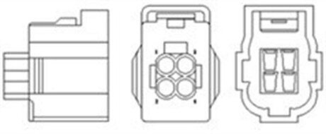 DB Кисневий датчик (лямбда зонд) W204, S212, X204, W251 MAGNETI MARELLI 466016355134