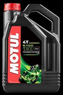 4л 5100 4T 10W-30 Олива TECHNOSYNTHESE SP, JASO MA2 (2023) MOTUL 104063