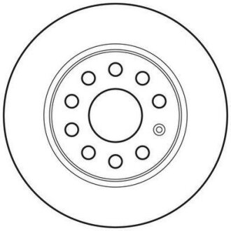 VW Диск гальмівний задн.Audi A3 08-Golf VI 08-, Caddy IIISkodaSeat Jurid 562614JC