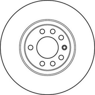 OPEL диск гальмівний передн.Astra G,H,Meriva,Zafira Jurid 562240JC