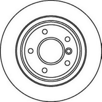 BMW диск гальмівний задн.E39 2.0/2.5 96- Jurid 562062JC