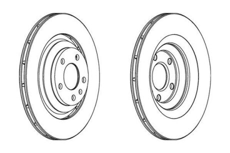 AUDI диск гальмівний задній A6 04- Jurid 562512JC