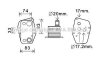 AVA BMW Оливний радіатор 1 E87, 3 E46/90, 5 E60, X3 E83 2.0d AVA COOLING BW3555 (фото 1)