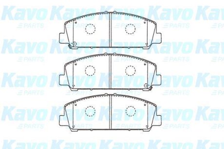 PARTS NISSAN Гальмівні колодки передн. INFINITI QX56 5,5 12- KAVO KBP-6611