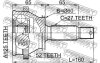 ШРУС ЗОВНІШНИЙ ЗАДНІЙ 25X58,8X27 HYUNDAI SANTA FE (BB) 2000-2006 FEBEST 1210-SFRRA52 (фото 2)