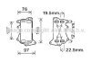 AVA BMW Оливний радіатор (без корпуса) 1 F20, 2, 3 F30, 4, 5 F10, X1 E84, X3 F25, X5 F15 2.0d AVA COOLING BW3553 (фото 1)